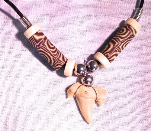 Great White Shark Tooth Necklace - Fabulous Handmade Silver